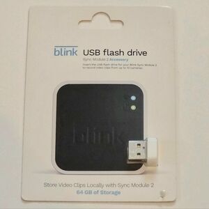 Blink USB Flash Drive 64GB #BAC0421064 Sync Module 2 Accessory NEW SEALED